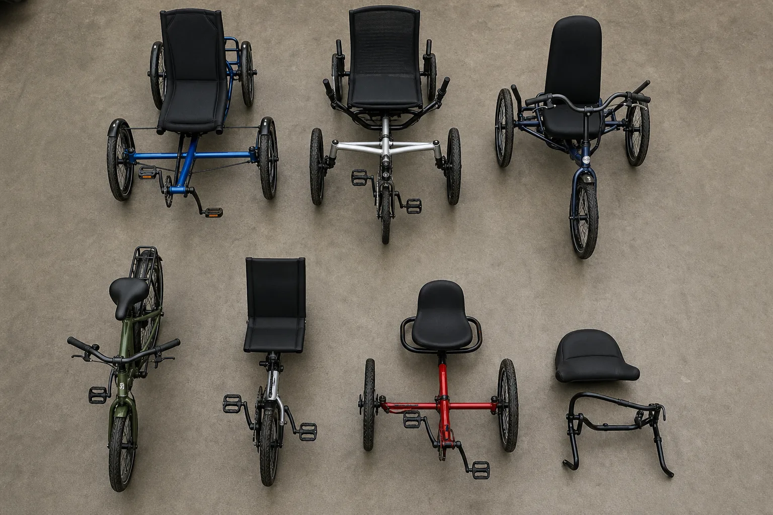 Trike feels like it wants to lift a wheel? What track width and seat height explain